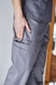 Чоловічі цупкі медичні брюки 20-09 коричневі