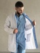 Мужская хирургическая куртка 14-02 голубая