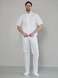 Чоловічий медичний костюм 24-01 білий