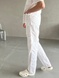 Мужские плотные медицинские брюки 20-09 белые
