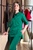 Женская медицинская куртка с коротким рукавом 20-08 зеленая