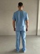 Чоловічий хірургічний костюм 14-02 блакитний