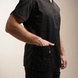 Чоловічий хірургічний костюм 14-02 чорний