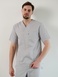 Мужской хирургический костюм 19-06 серый