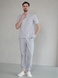 Чоловічий хірургічний костюм 19-06 сірий