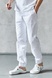 Чоловічі медичні брюки джогери 20-06 білі