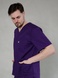 Мужская хирургическая куртка 13-06 фиолетовая
