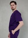 Мужская хирургическая куртка 13-06 фиолетовая