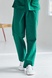 Чоловічі цупкі медичні брюки МШ-05 зелені