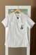 Хірургічна куртка арт.20-05 білого кольору, вишивка "Дональд Дак"