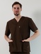 Мужская хирургическая куртка 13-06 коричневая