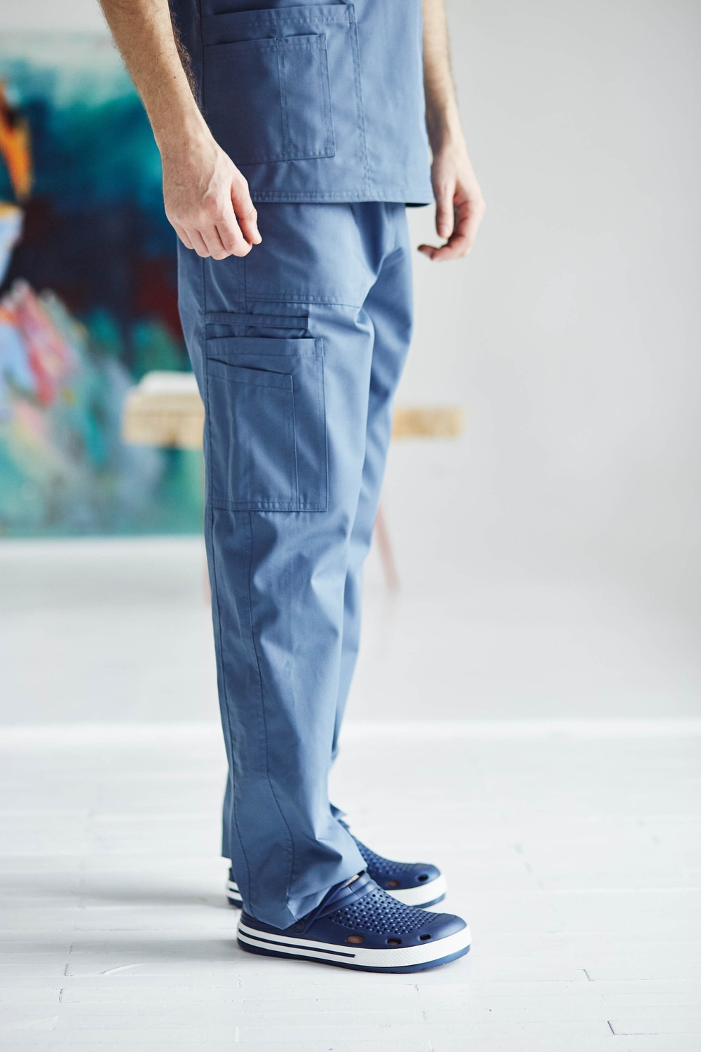 Чоловічий хірургічний костюм 14-02 джинс