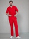 Чоловічий хірургічний костюм 13-06 червоний