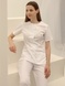 Медичний костюм жіночий білий 21-01