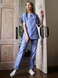 Медичний костюм жіночий блакитний 22-06