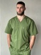 Чоловіча хірургічна куртка 19-06 фісташка з еластаном