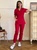 Жіночий медичний костюм хірургічний 15-03 червоний