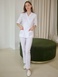Медичний костюм жіночий білий 10-03